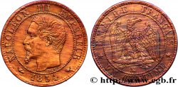 Un centime Napoléon III, tête nue 1854 Marseille F.102/14