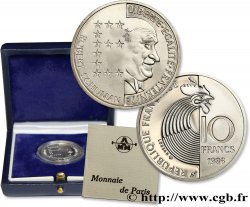 Belle Épreuve argent 10 francs Schuman 1986  F5.1303 2