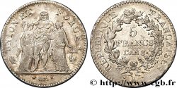 5 francs Union et Force, Union desserré, avec glands intérieurs et gland extérieur 1800 Paris F.291/31 AU50