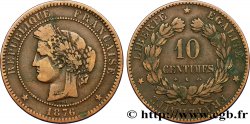 10 centimes Cérès 1876 Bordeaux F.135/17 TB25