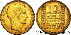 Concours de 10 francs, essai de Turin en bronze-aluminium 1929  GEM.169 3