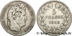 5 francs IIe type Domard 1836 Strasbourg F.324/55