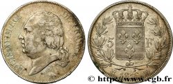 5 francs Louis XVIII tête nue 1816 Marseille F.309/10