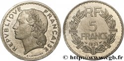 Concours de 5 francs, essai de Lavrillier en aluminium, poids léger 1933 Paris GEM.141 6 MS63