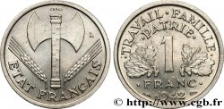 Essai de 1 franc Francisque, lourde 1942 Paris F.222/1 MS64