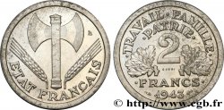 Essai de 2 francs Francisque 1943 Paris F.270/1 MS64