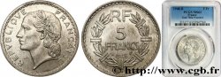 5 francs Lavrillier, aluminium 1948 Beaumont-Le-Roger F.339/15 MS63 PCGS