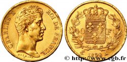 40 francs or Charles X, 2e type 1828 Paris F.544/3 XF48