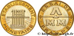 Essai de frappe de 10 francs, bimétallique n.d. Pessac GEM.196 12 var. MS