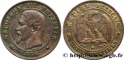 Deux centimes Napoléon III, tête nue 1856 Strasbourg F.107/40
