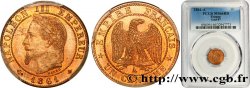 Un centime Napoléon III, tête laurée 1861 Paris F.103/1