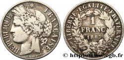 1 franc Cérès, Troisième République 1887 Paris F.216/9 TB25
