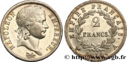 2 francs Napoléon Ier tête laurée, Empire français 1814 Paris F.255/67