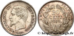 20 centimes Napoléon III, tête nue 1859 Paris F.148/12