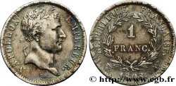 1 franc Napoléon Ier tête laurée, République française 1808 Lille F.204/16