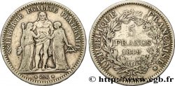 5 francs Hercule, IIe République 1849 Paris F.326/5