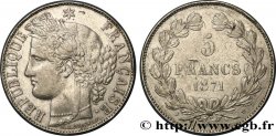 5 francs Cérès, sans légende 1871 Bordeaux F.332/8