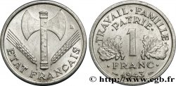 1 franc Francisque, légère 1943  F.223/3