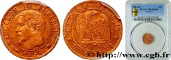 Un centime Napoléon III, tête nue 1854 Lyon F.102/12