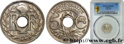 5 centimes Lindauer, petit module 1934 Paris F.122/17