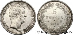5 francs type Tiolier avec le I, tranche en creux 1830 Paris F.315/1