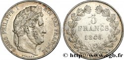 5 francs IIIe type Domard 1845 Paris F.325/6