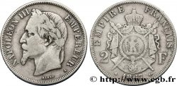 2 francs Napoléon III, tête laurée  1867 Paris F.263/5