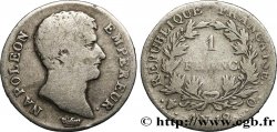 1 franc Napoléon Empereur, Calendrier révolutionnaire 1804 Perpignan F.201/10 RC10