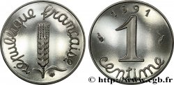 1 centime Épi, BE (Belle Épreuve), frappe monnaie 1991 Pessac F.106/48 var.