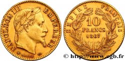 10 francs or Napoléon III, tête laurée 1867 Paris F.507A/15