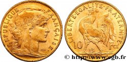 10 francs or Coq 1907 Paris F.509/8