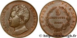 Essai de 5 centimes en bronze 1816  VG.2413  SUP58