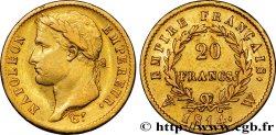 20 francs or Napoléon tête laurée, Empire français 1814 Lille F.516/42