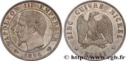 Essai au module de cinq centimes Napoléon III, tête nue 1856 VG.3480