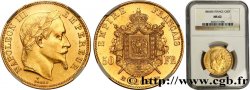50 francs or Napoléon III, tête laurée 1866 Strasbourg F.548/7