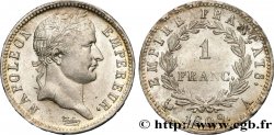 1 franc Napoléon Ier tête laurée, Empire français 1809 Paris F.205/1 SUP58