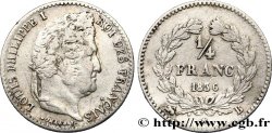 1/4 franc Louis-Philippe 1836 Rouen F.166/60