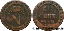 Faux de 10 cent. à l N couronnée 1808 Toulouse F.130/7 var.