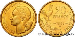 20 francs G. Guiraud 1951 Beaumont-Le-Roger F.402/8