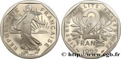 2 francs Semeuse, nickel, BE (Belle Épreuve) 1992 Pessac F.272/17 var.