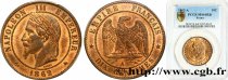 Dix centimes Napoléon III, tête laurée 1862 Paris F.134/7 SPL64 PCGS