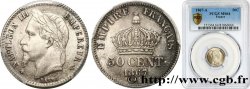 50 centimes Napoléon III, tête laurée 1867 Paris F.188/12