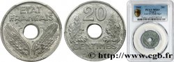 20 centimes État français, légère 1943  F.153A/1