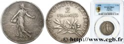 2 francs Semeuse, Flan Mat 1898  F.266/2
