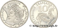 Piéfort argent de 10 francs Jimenez, Belle Epreuve 1986  F.373/2P