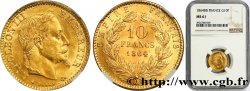10 francs or Napoléon III, tête laurée 1864 Strasbourg F.507A/7