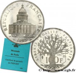 Piéfort argent 100 francs Panthéon, Belle Épreuve 1985 Pessac F.451/5P
