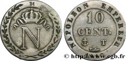 10 cent. à l N couronnée 1810 Nantes F.130/24