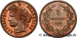 Essai 5 centimes Cérès en Bronze, sans légende 1870  GEM.9 1 SPL63