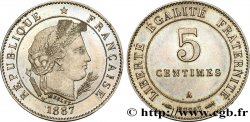 Essai de 5 centimes Merley type II 1887 Paris GEM.13 6 SPL64